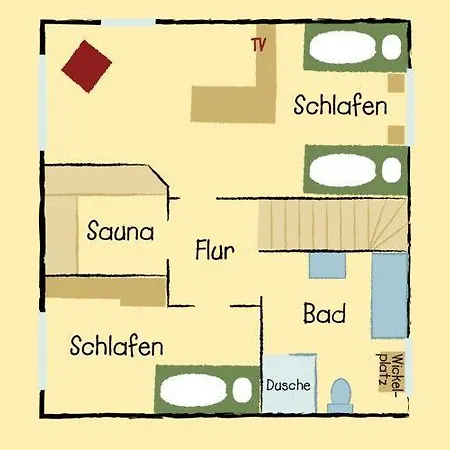 Haus-wattwurm-sfw-17 Wyk auf Föhr